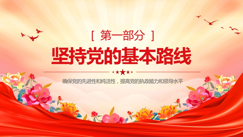 党的建设的六项基本要求PPT党员干部学习课件_第3页