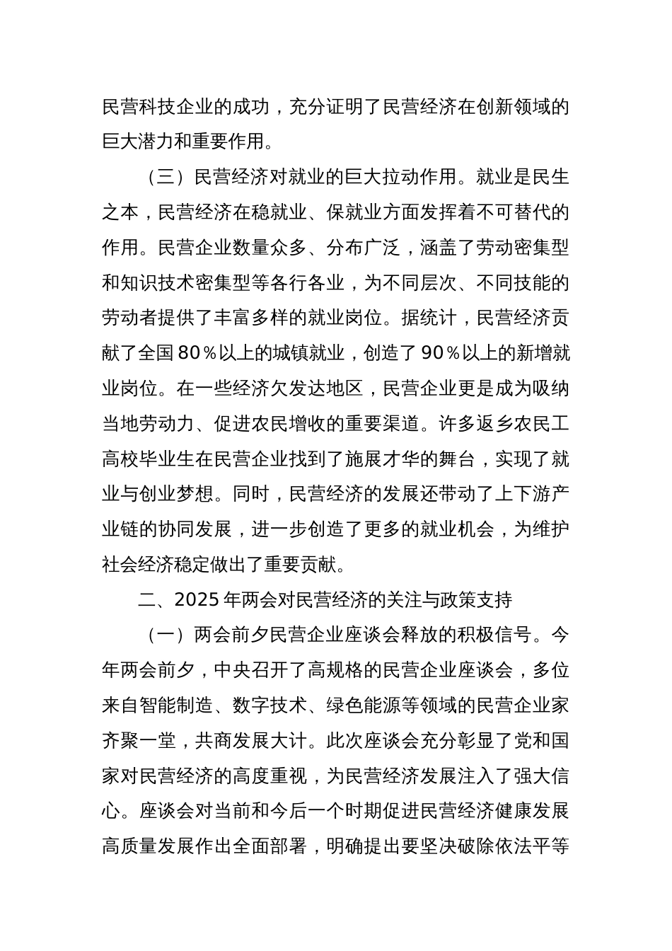 2025年两会专题党课：聚焦两会改革要点，推动民营经济高质量发展_第3页