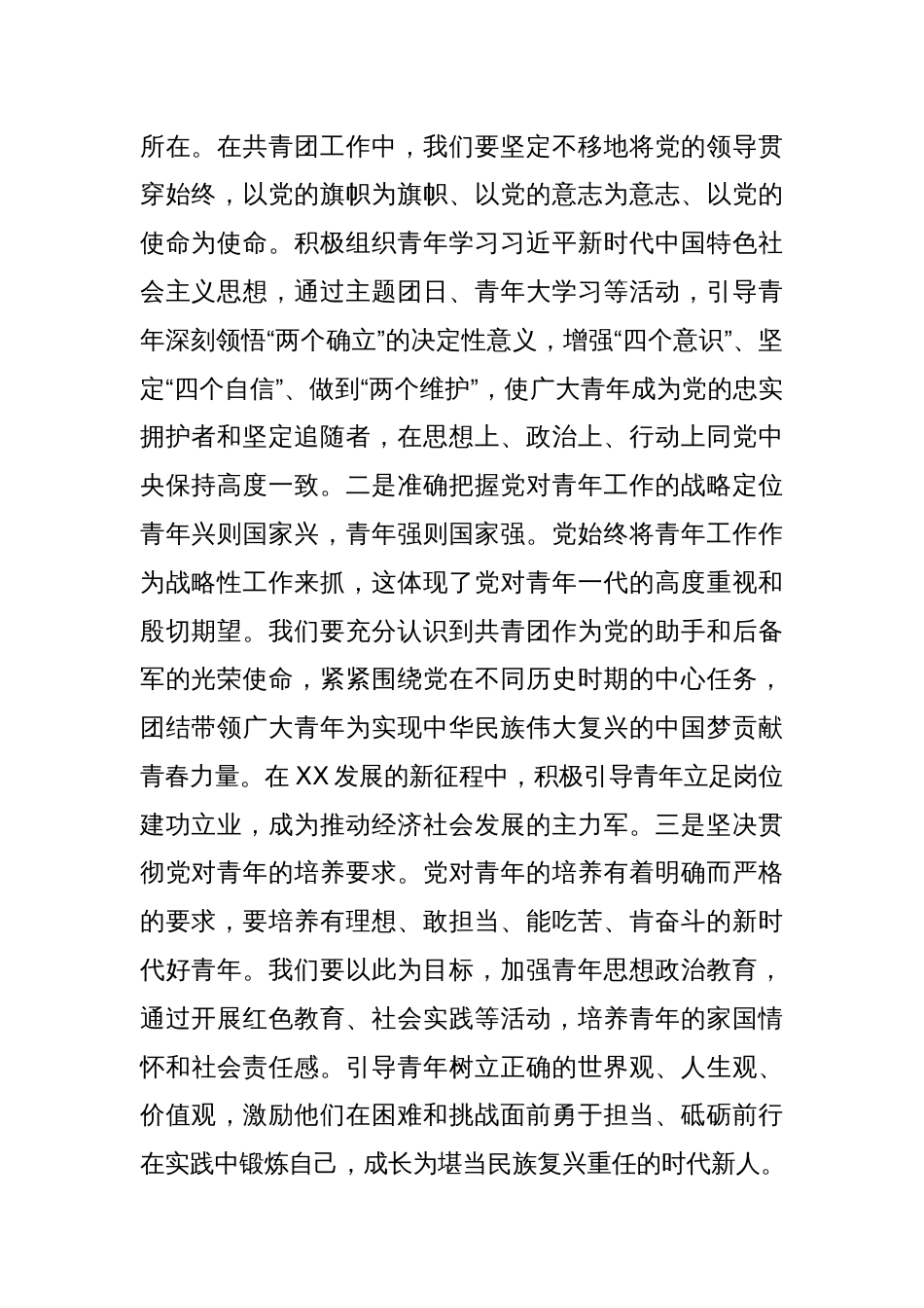 副书记书记在团市委理论学习中心组专题学习全国“两会”精神研讨交流会上的发言_第2页