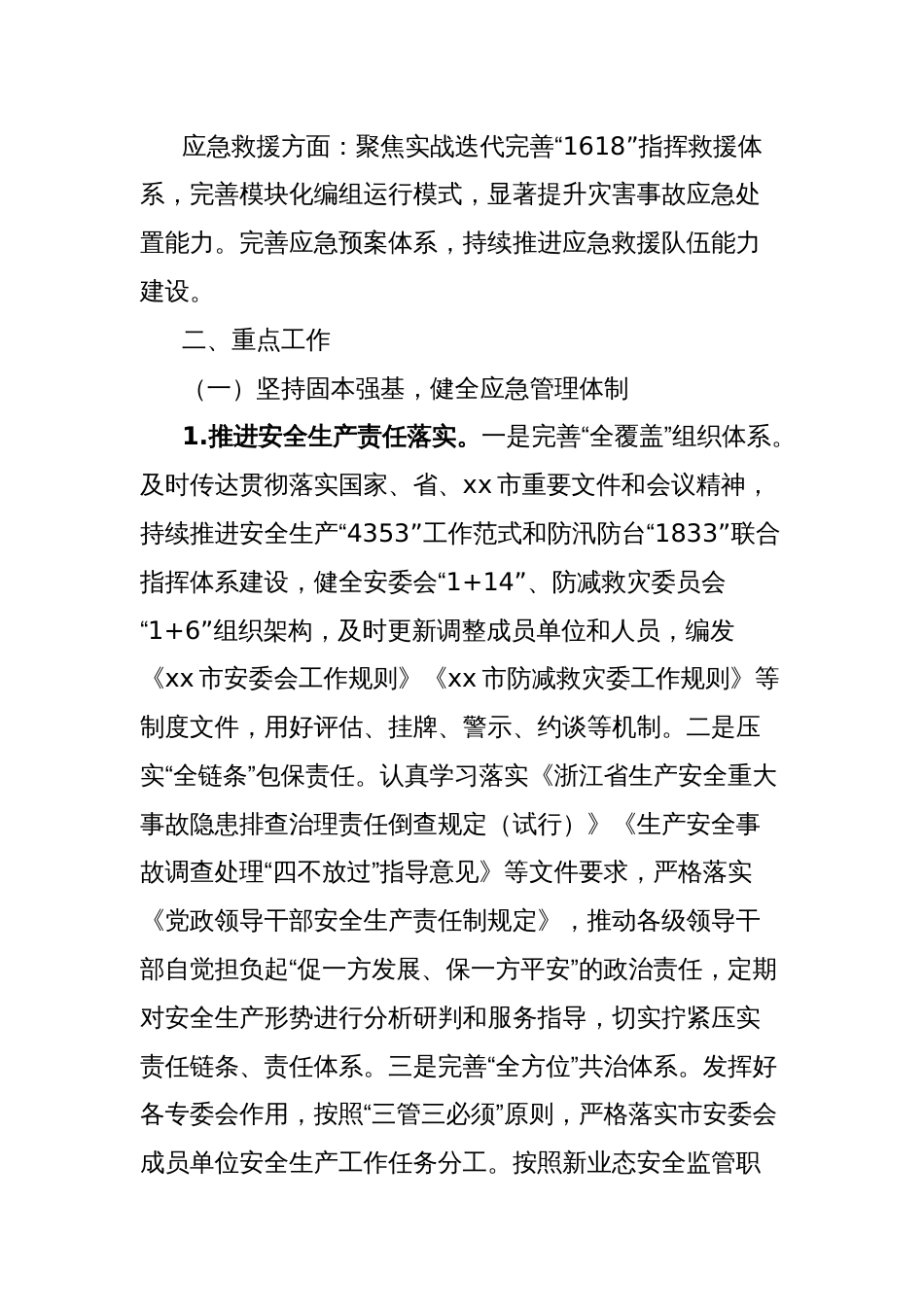2025年全市应急管理工作要点_第2页