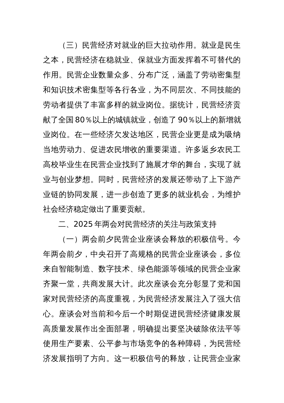 两会党课：聚焦两会改革要点，推动民营经济高质量发展_第3页