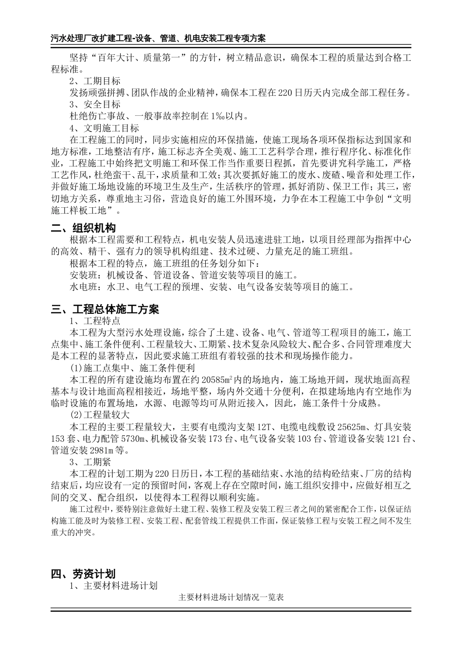 1554污水处理厂机电管道设备专项组织设计_第3页