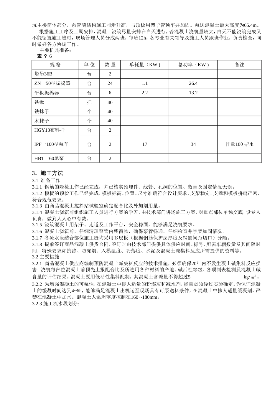 1666混凝土工程施工方案_第3页