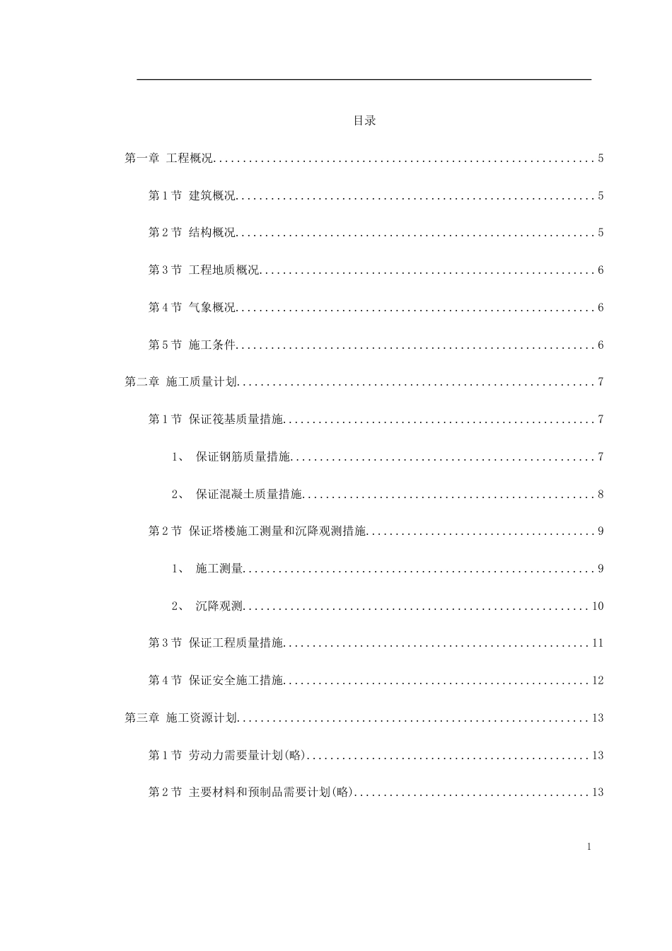 2120饭店工程施工组织设计方案_第1页