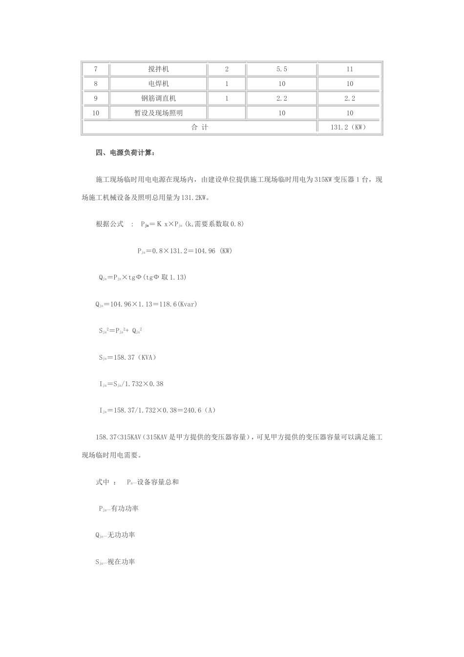 临时用电施工组织设计方案_第2页