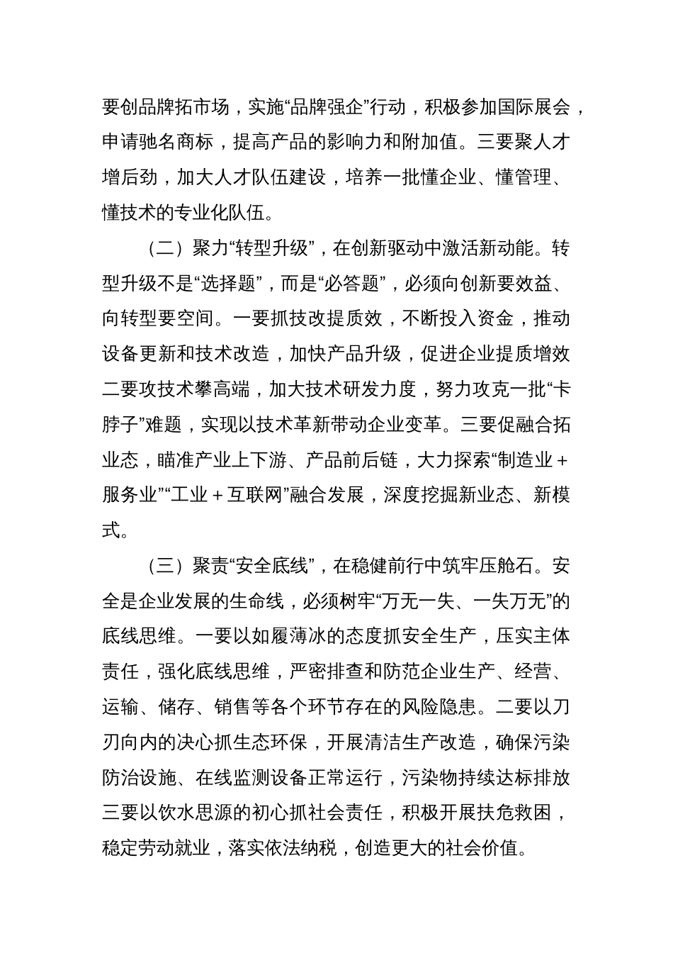 在2025年民营企业座谈会上的讲话_第3页