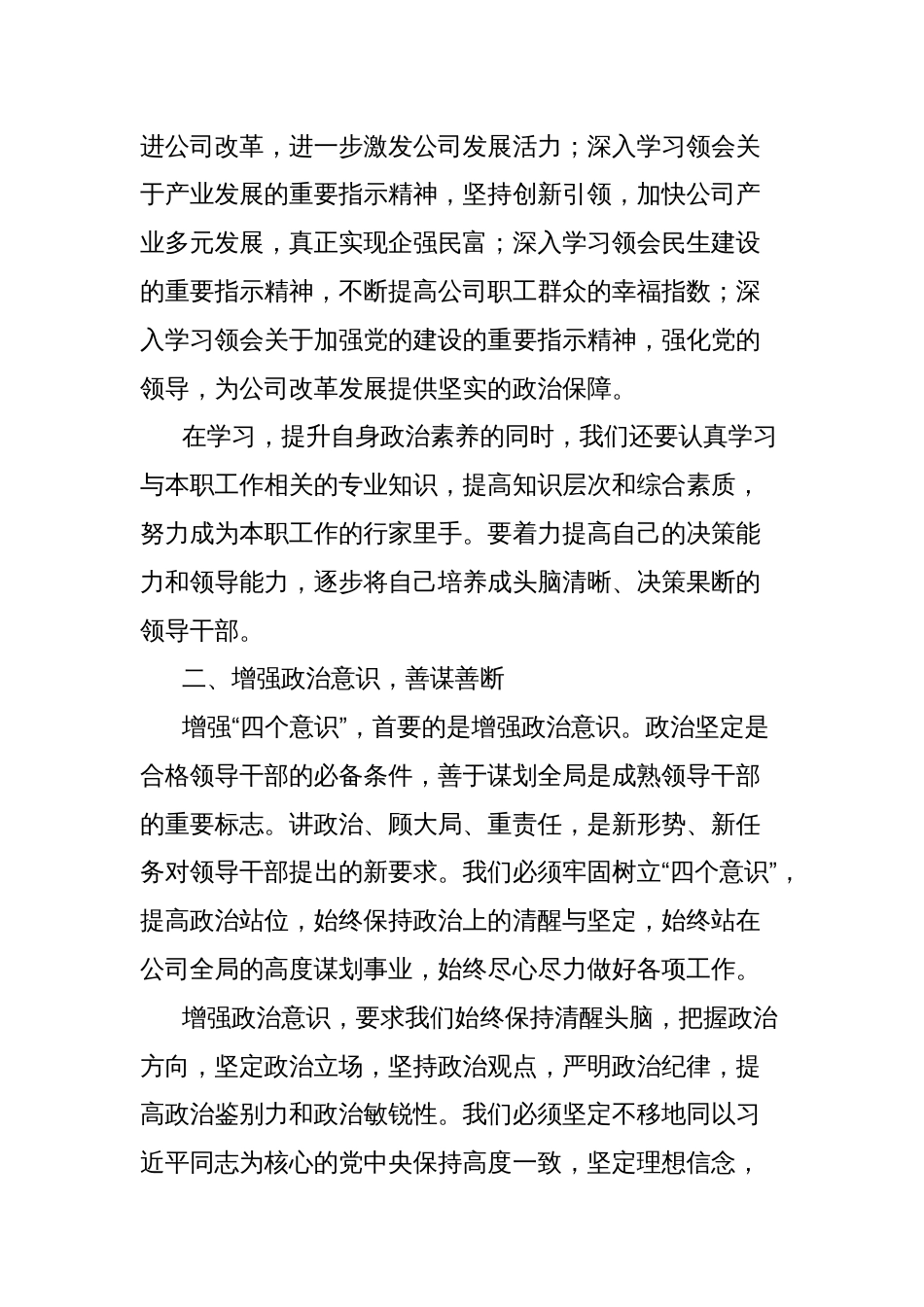 公司领导在干部大会上的讲话_第3页