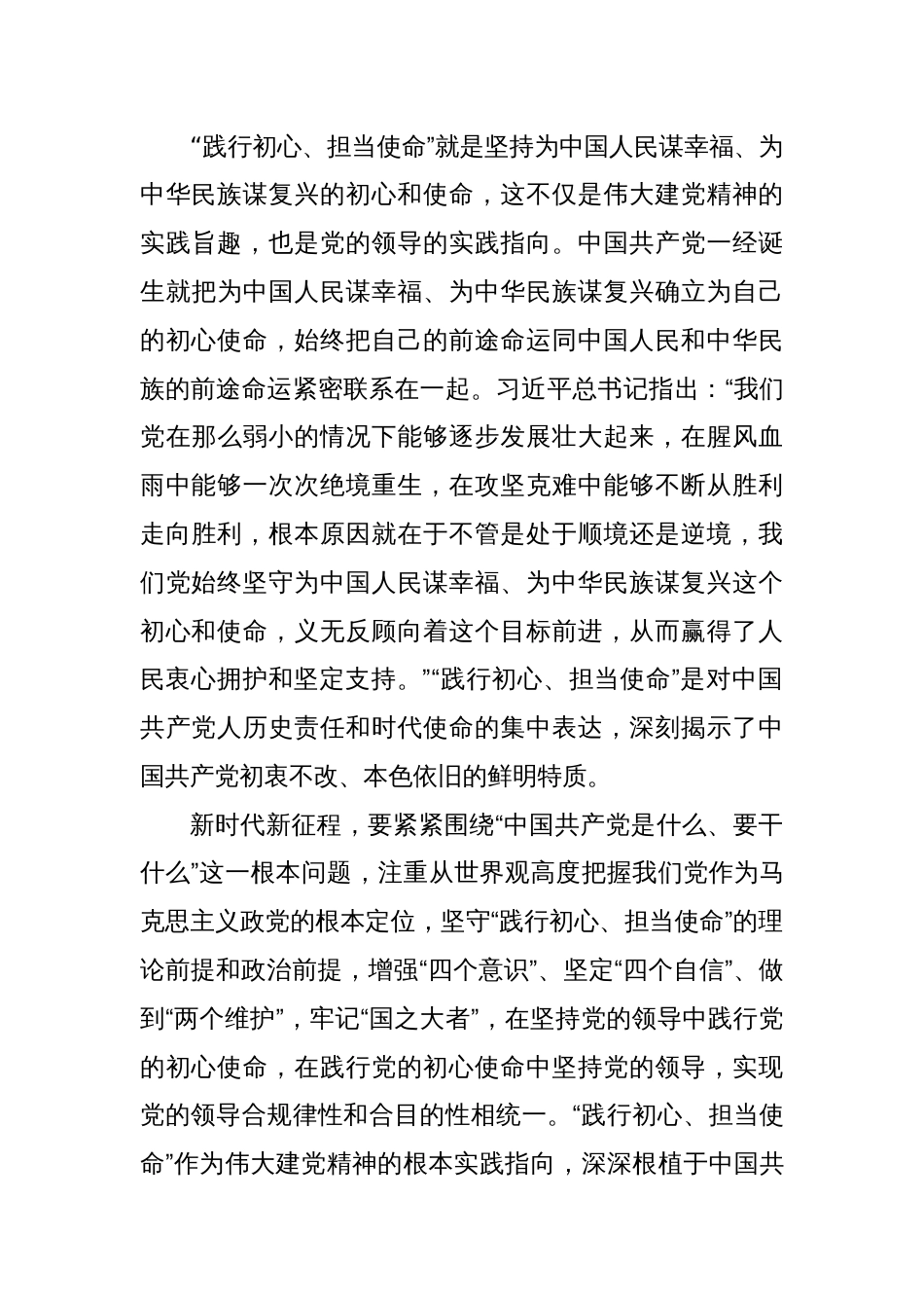 研讨发言：以伟大建党精神全面加强党的领导_第3页