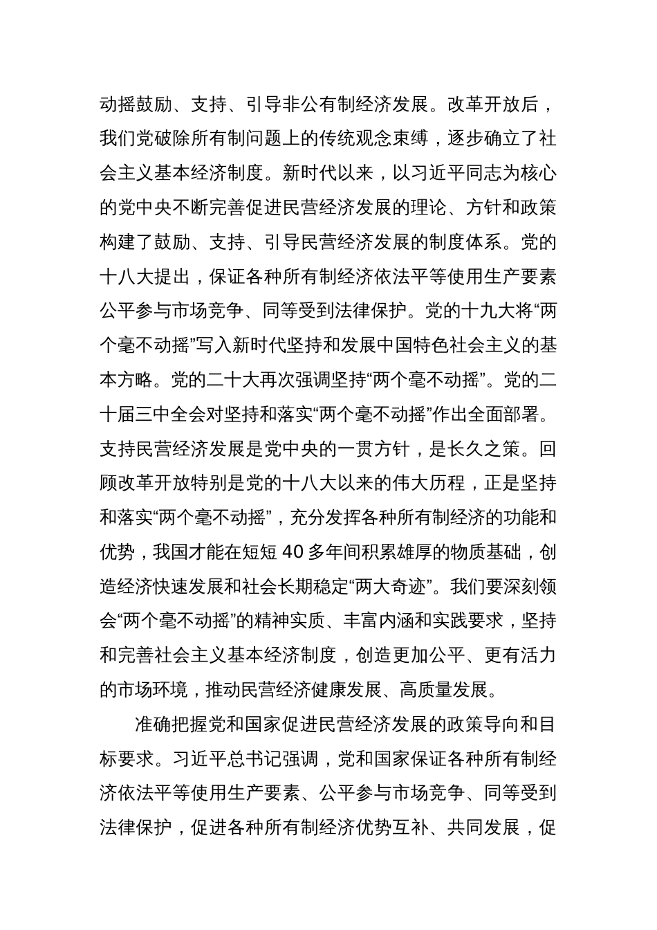 研讨发言：新时代新征程民营经济发展前景广阔大有可为_第3页