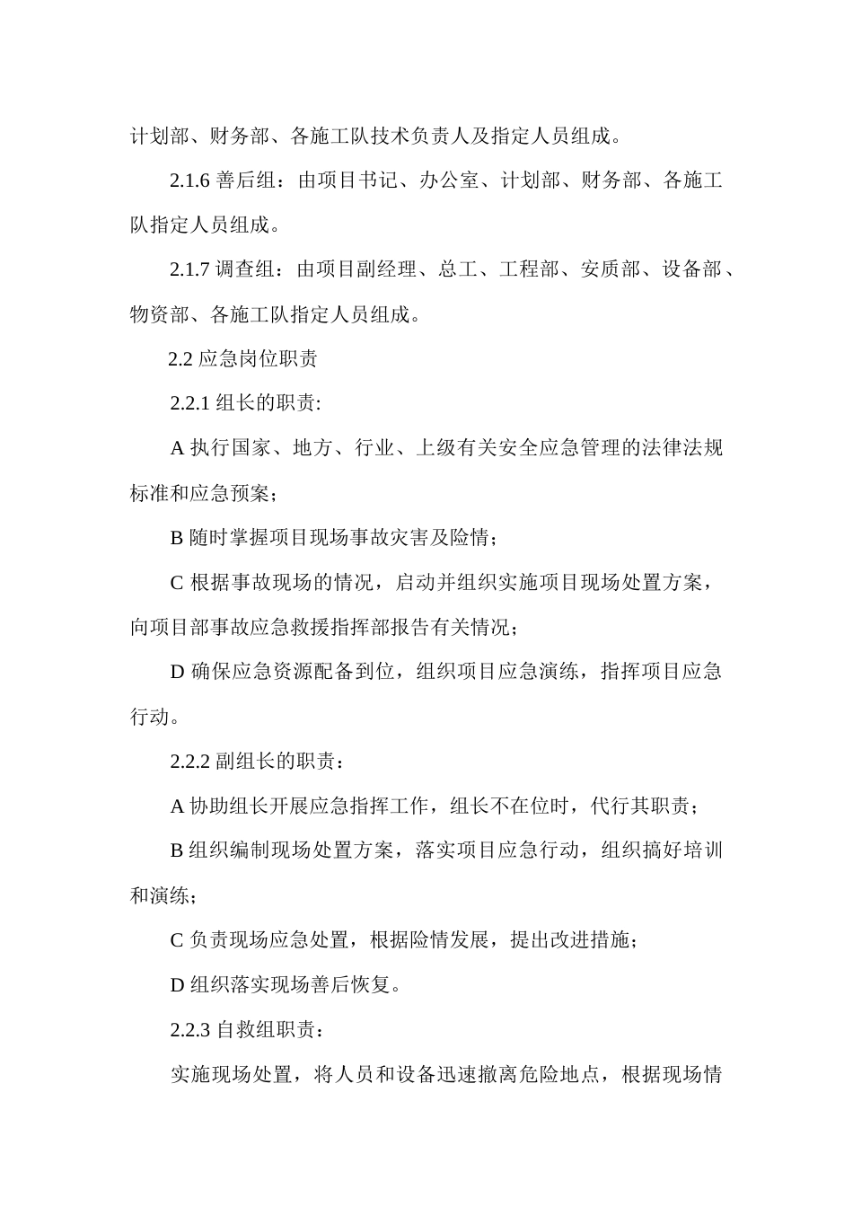 地震现场处置方案_第2页