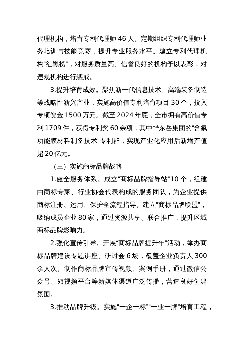 2025年全市知识产权工作推进会上的交流发言_第3页