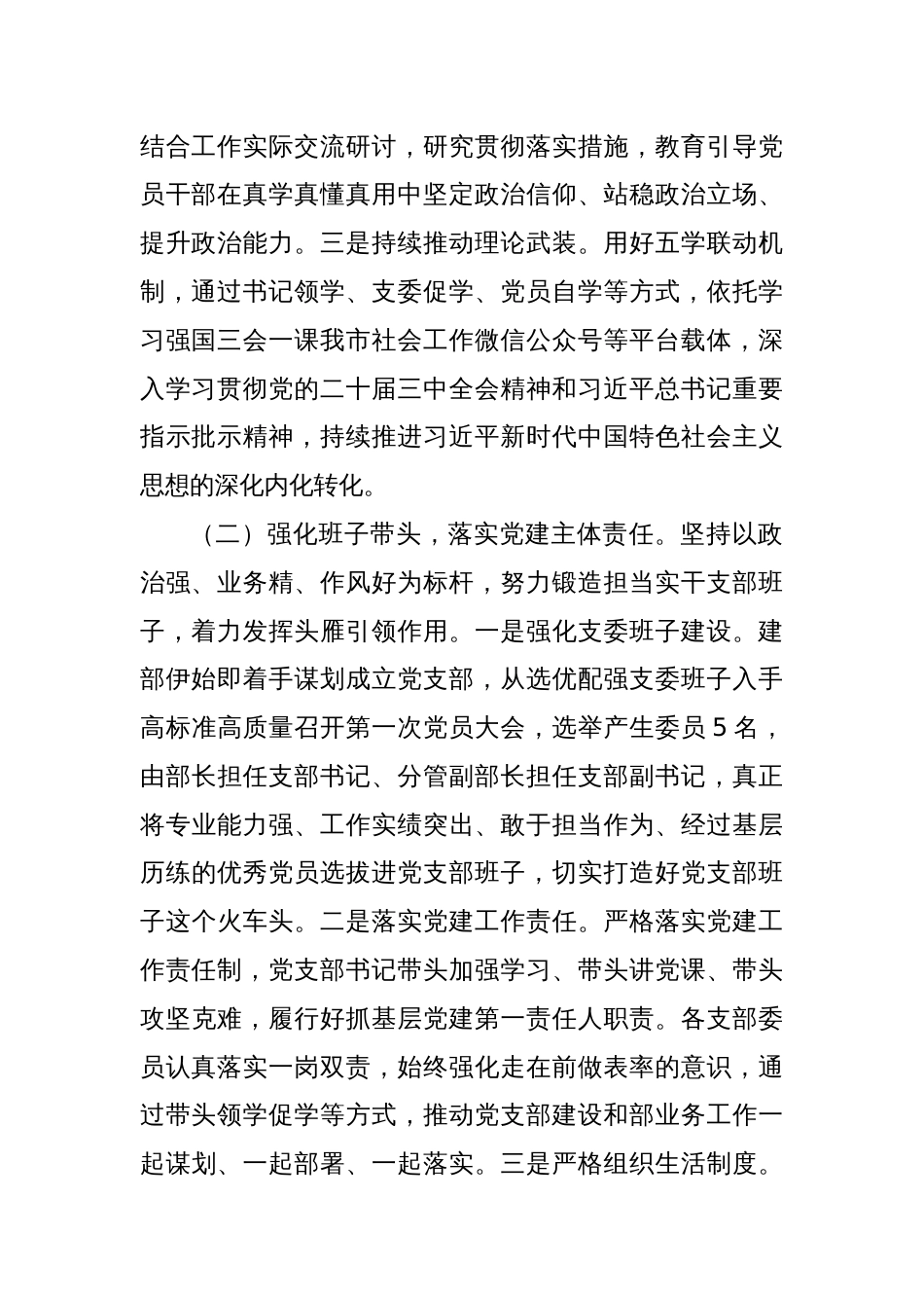 市委社会工作部2025年上半年党建工作总结_第2页