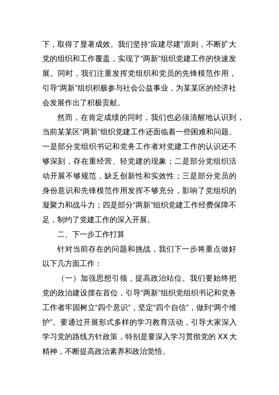 在区2025年“两新”组织书记、党务工作者培训班开班动员会上的讲话_第2页