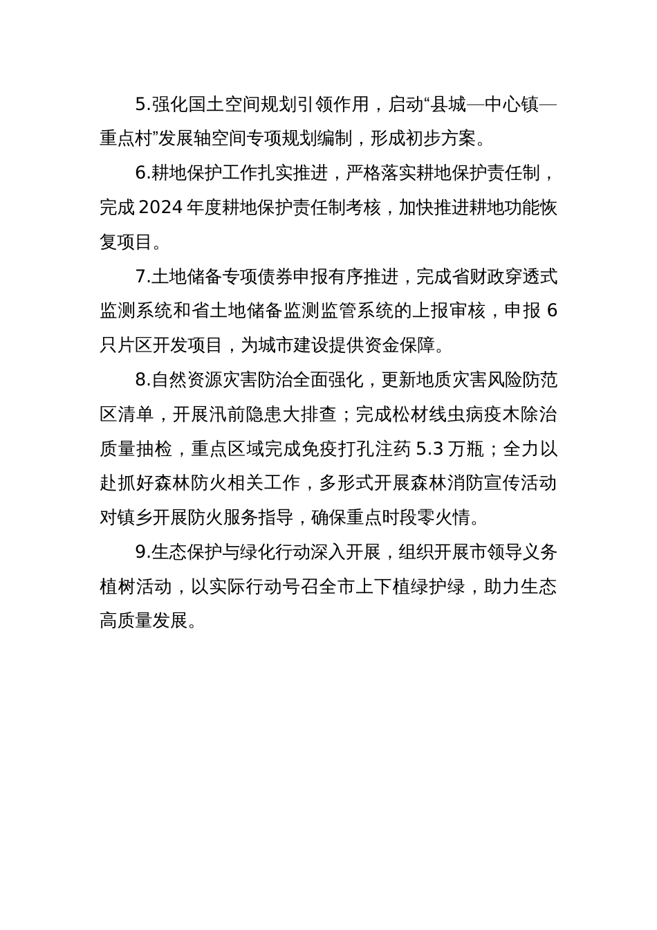 市自然资源和规划局2025年度第一季度工作总结_第2页