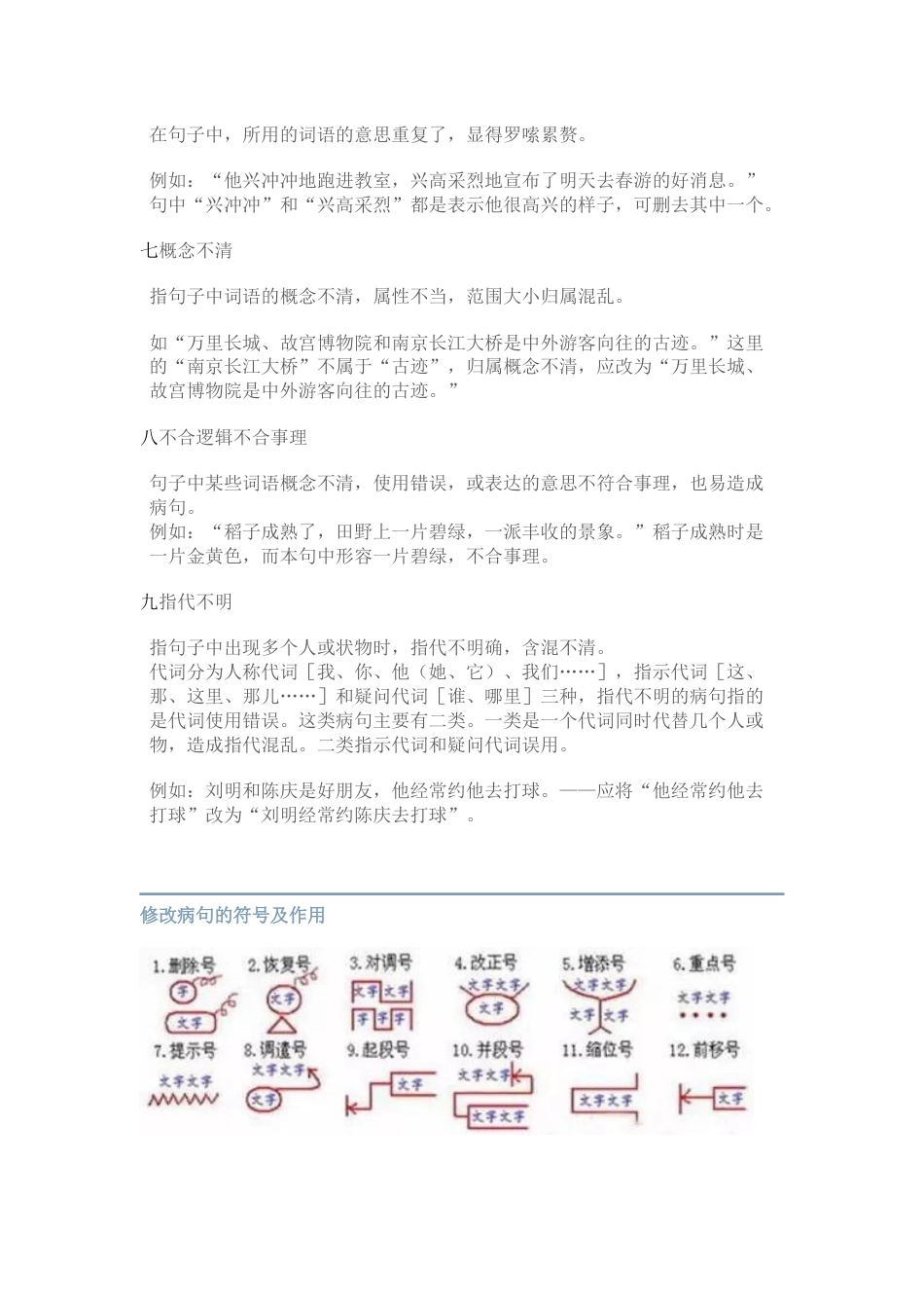 小学语文修改病句的类型及方法（附习题和答案）_第2页