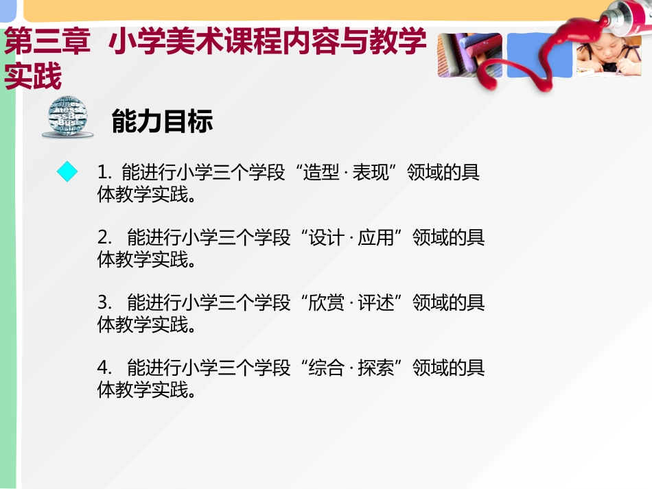 《小学美术教学论》课件03小学美术课程内容与教学实践_第3页