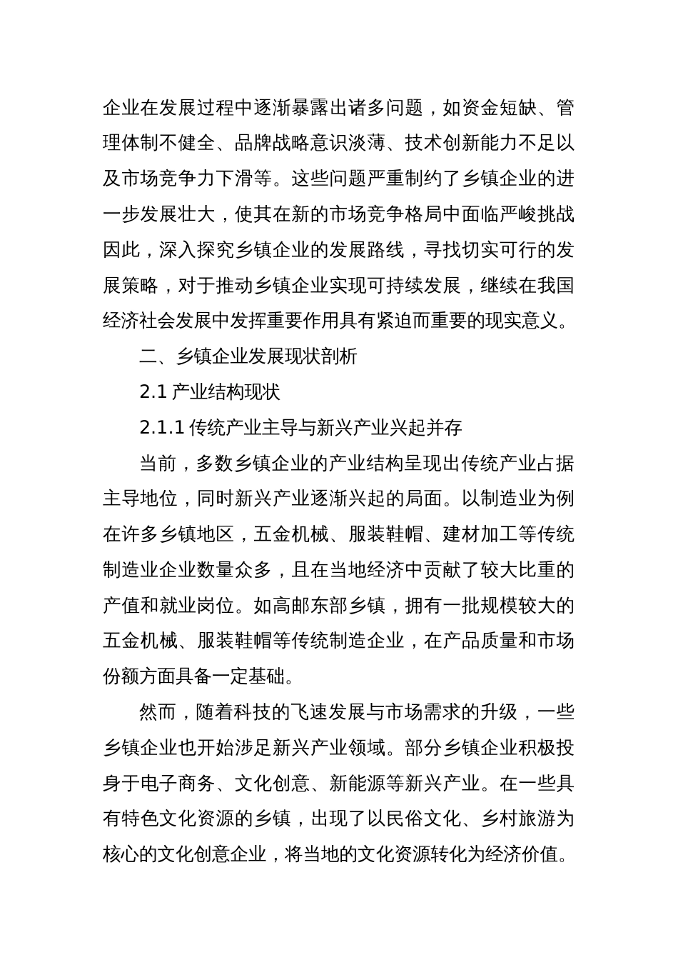 乡镇企业发展路线探究_第2页