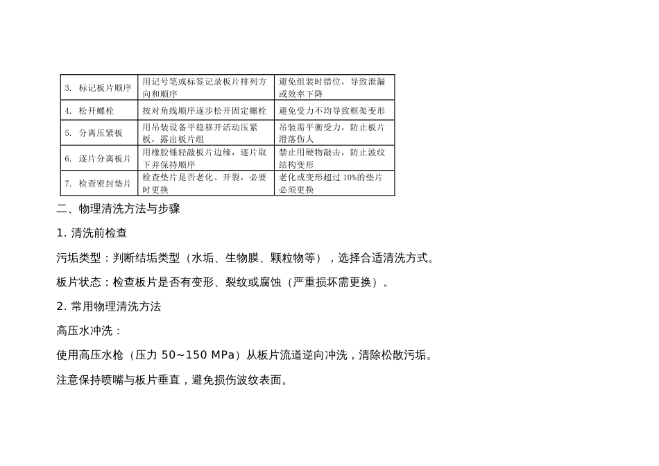 板式换热器拆装与物理清洗_第2页