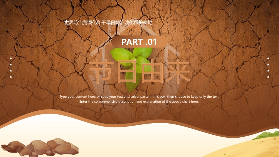 6月17日世界防治荒漠化与干旱日PPT主题课件_第3页