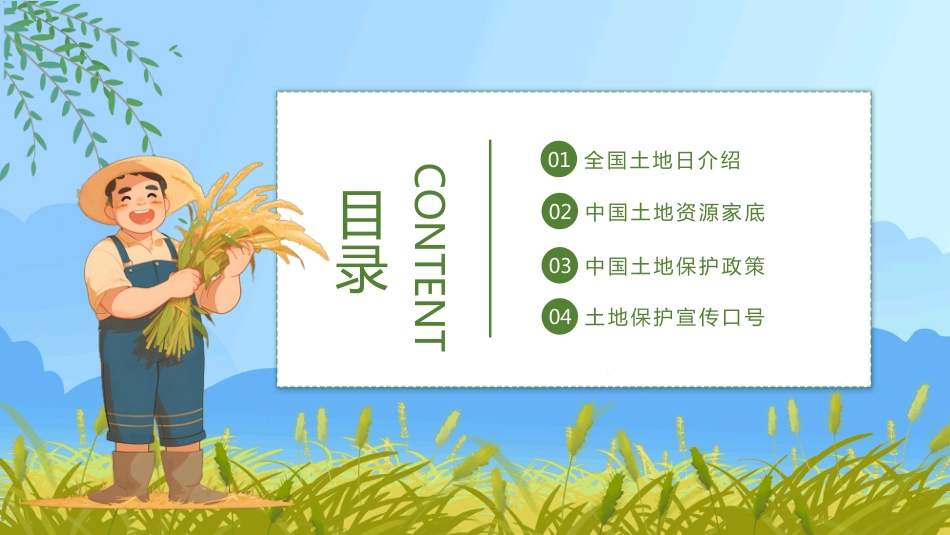 6月25日全国土地日PPT保护耕地珍惜资源主题教育课件_第2页