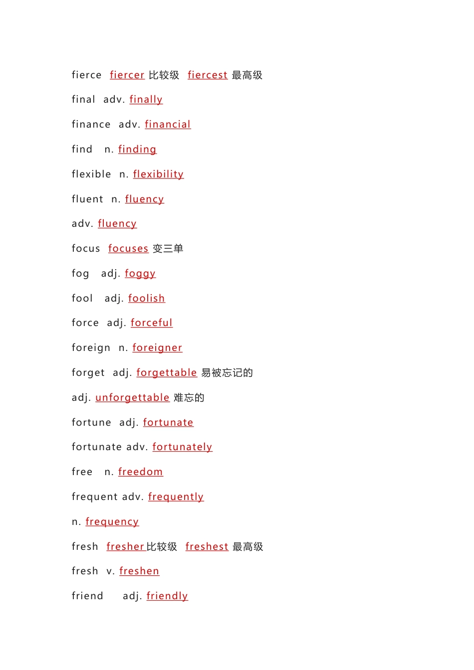 高中英语考试重点词汇综合复习_第2页