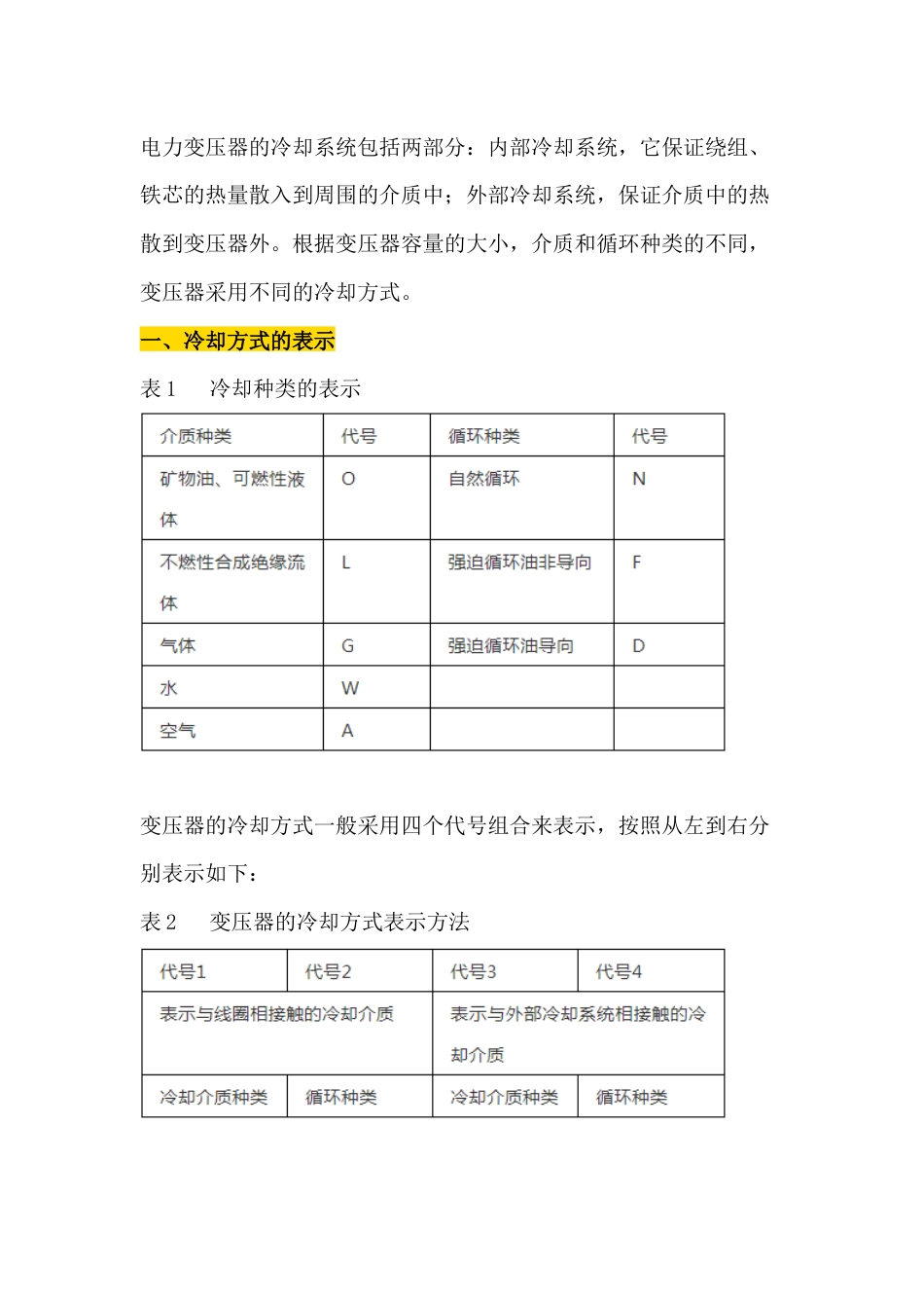 电工培训资料：变压器的冷却_第1页