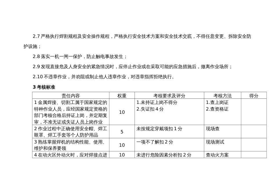 金属焊接、切割工的安全职责_第2页