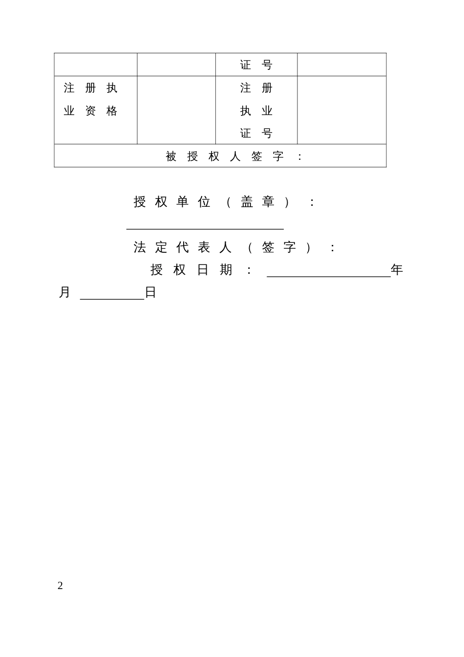 建筑工程质量终身责任承诺制各种承诺书_第2页