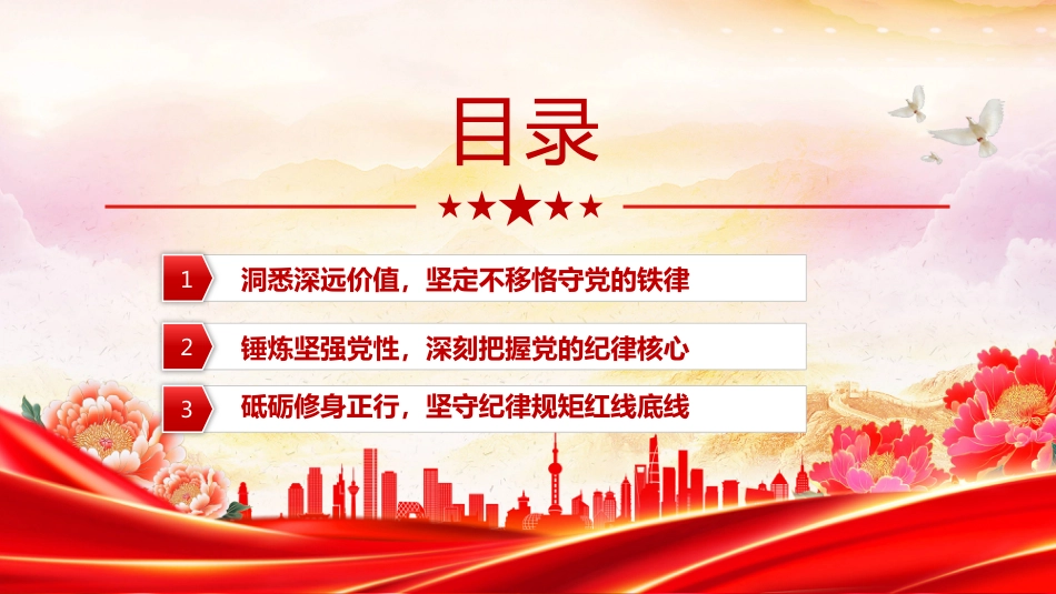 守纪律讲规矩做一名合格的党员干部PPT学习课件（含文字稿）_第3页