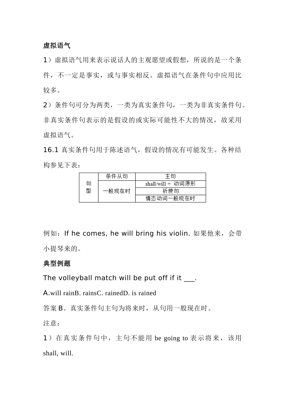 高中英语语法复习专题：虚拟语气_第1页