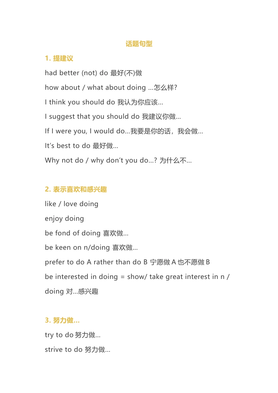 小学英语写作英语写作话题句型总结_第1页