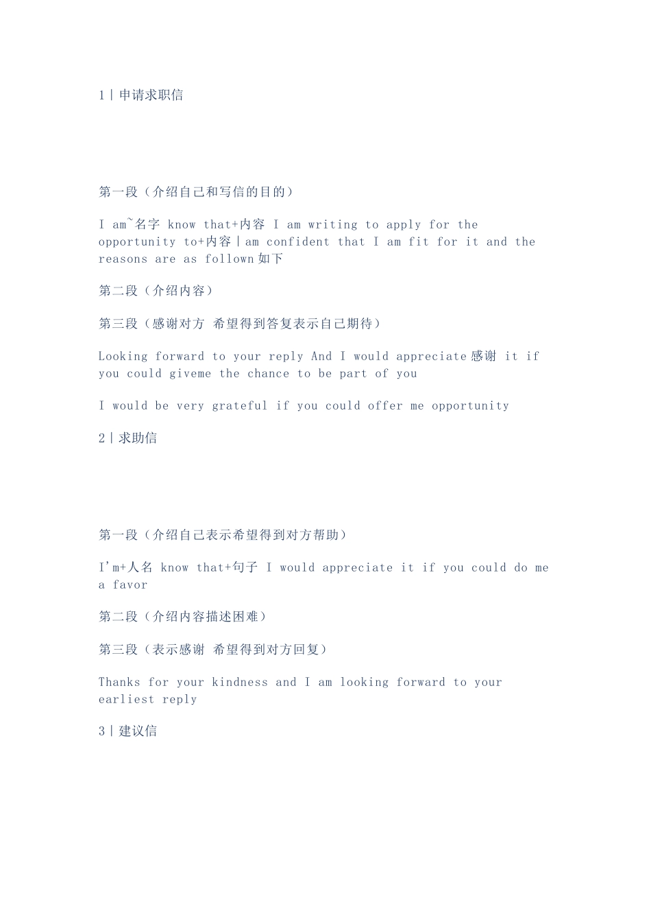 小学英语英语作文模板总结_第1页