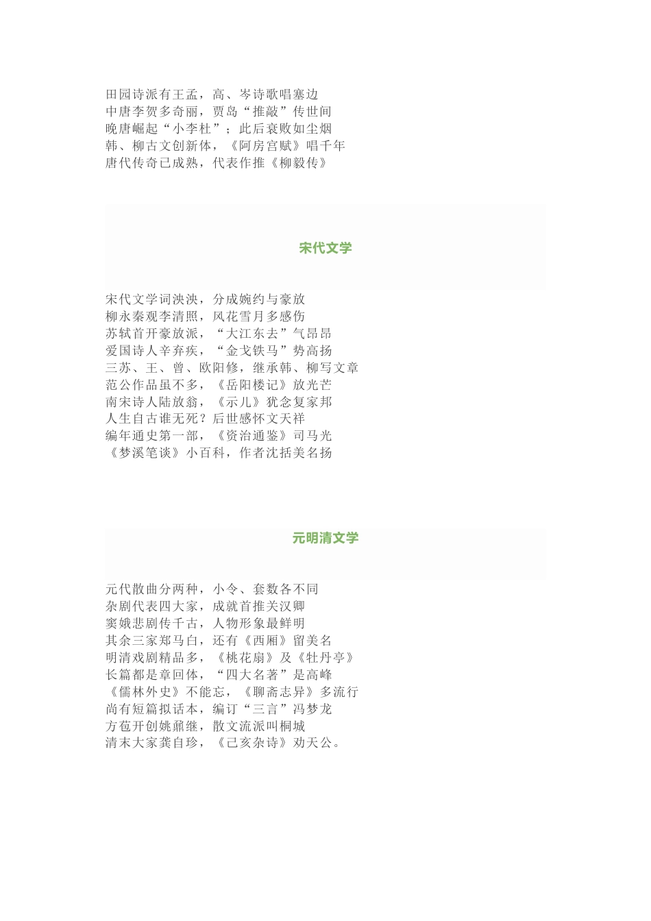 小学语文100句歌谣，帮你掌握中国古代文学常识_第2页
