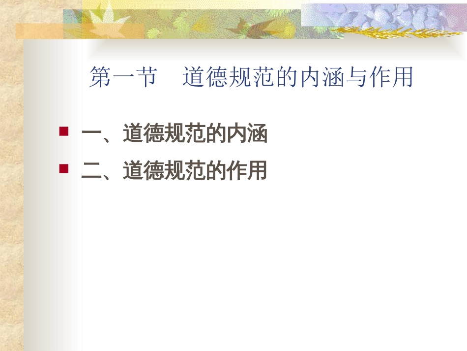 伦理学课件第六章  道德规范_第3页