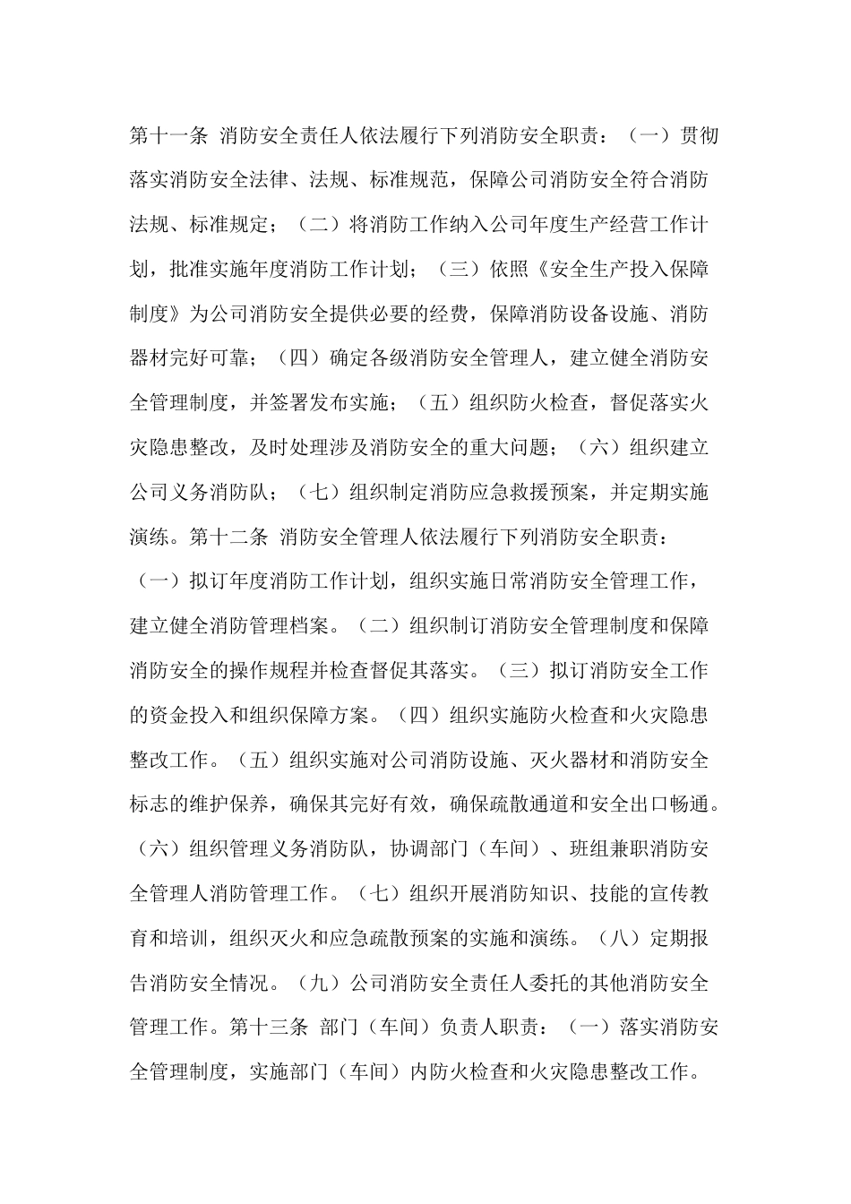 XX公司消防安全生产管理制度_第2页