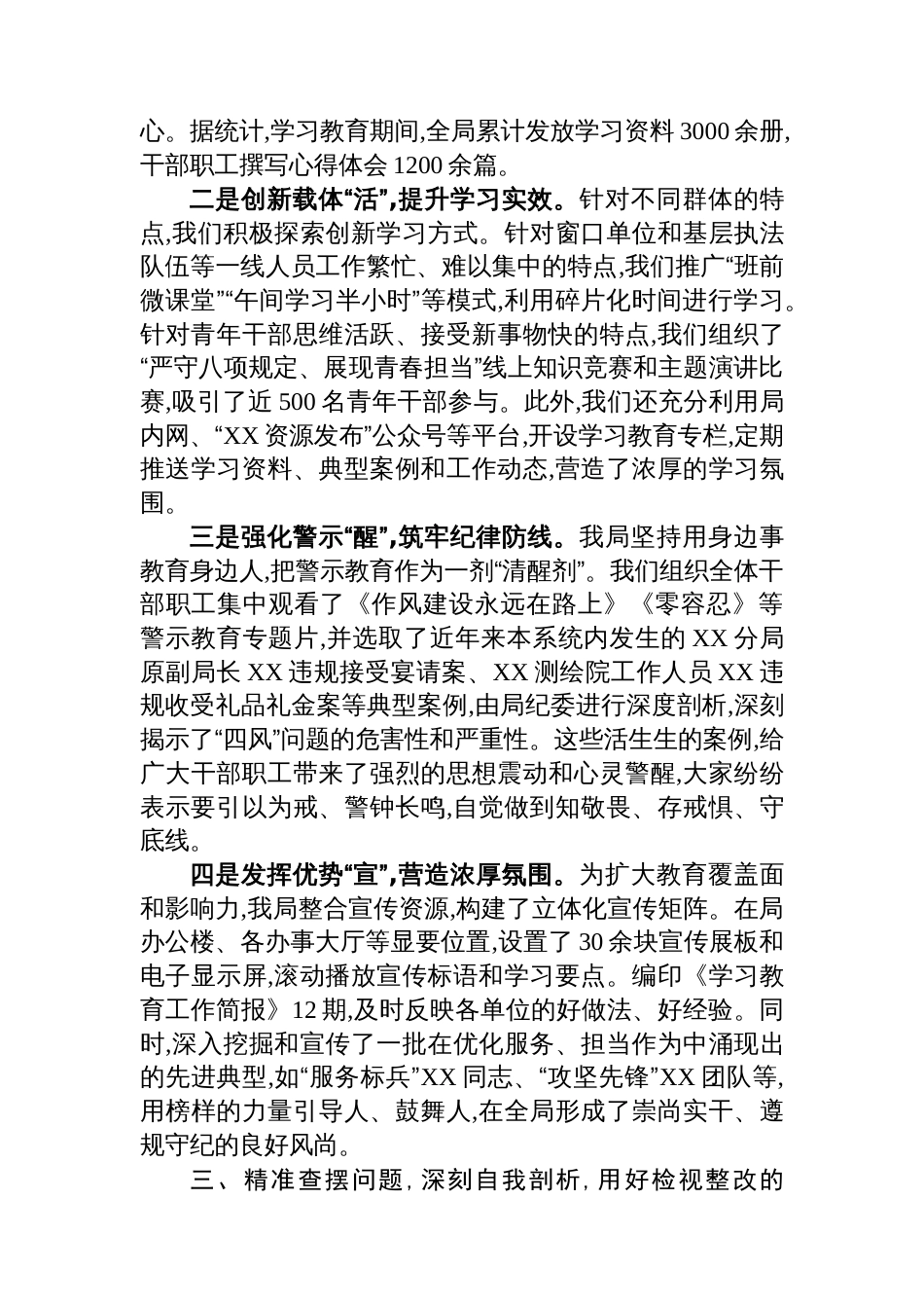 市自然资源局专题总结评估报告_第3页