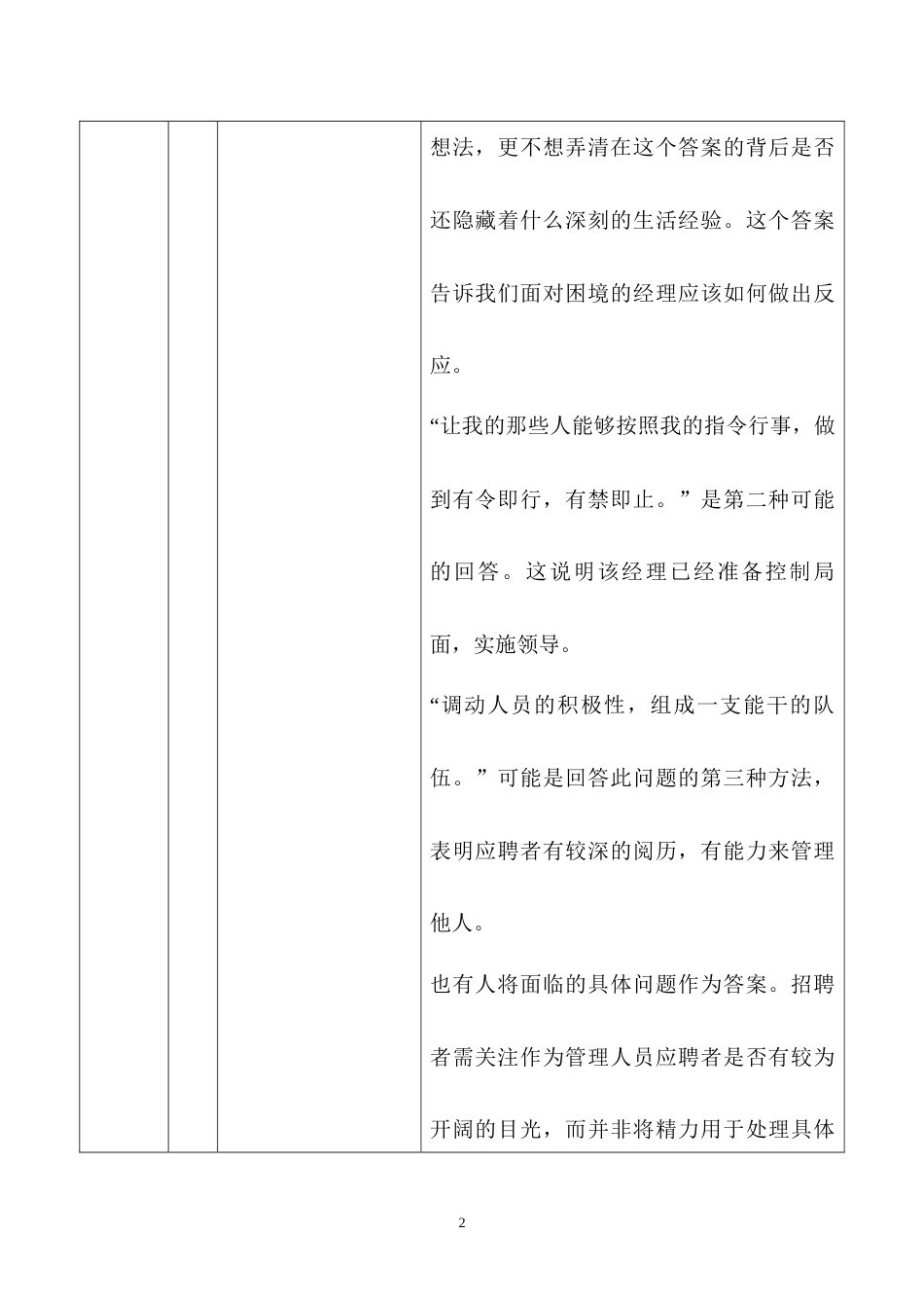 管理人员招聘题库_第2页