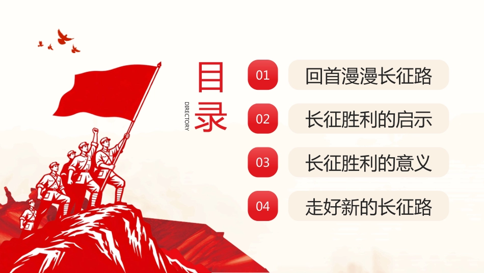2025弘扬长征精神PPT主题班会课件_第2页