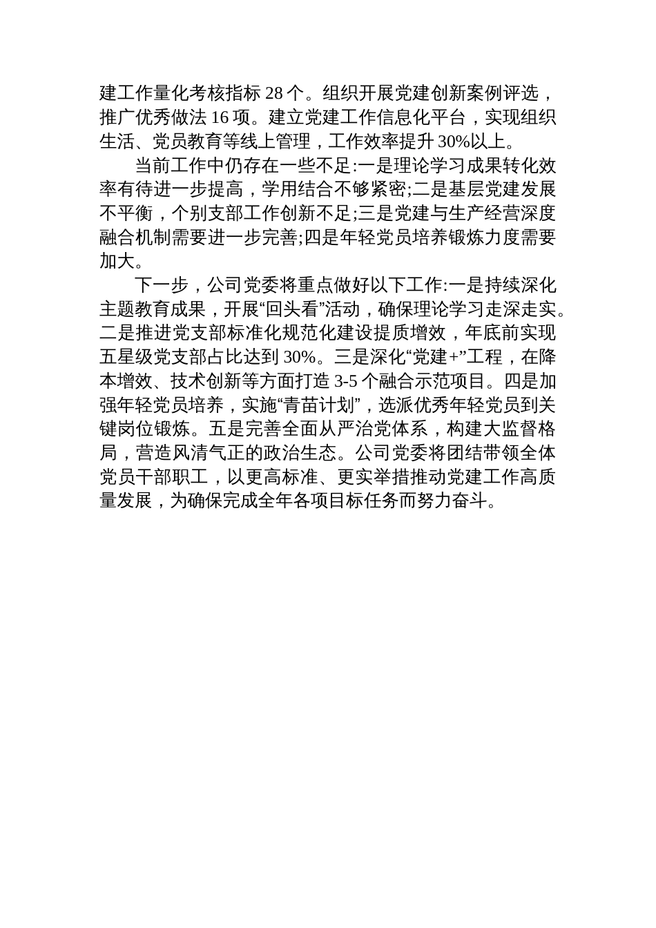 铝电解公司党委2025年第三季度党建工作总结_第3页