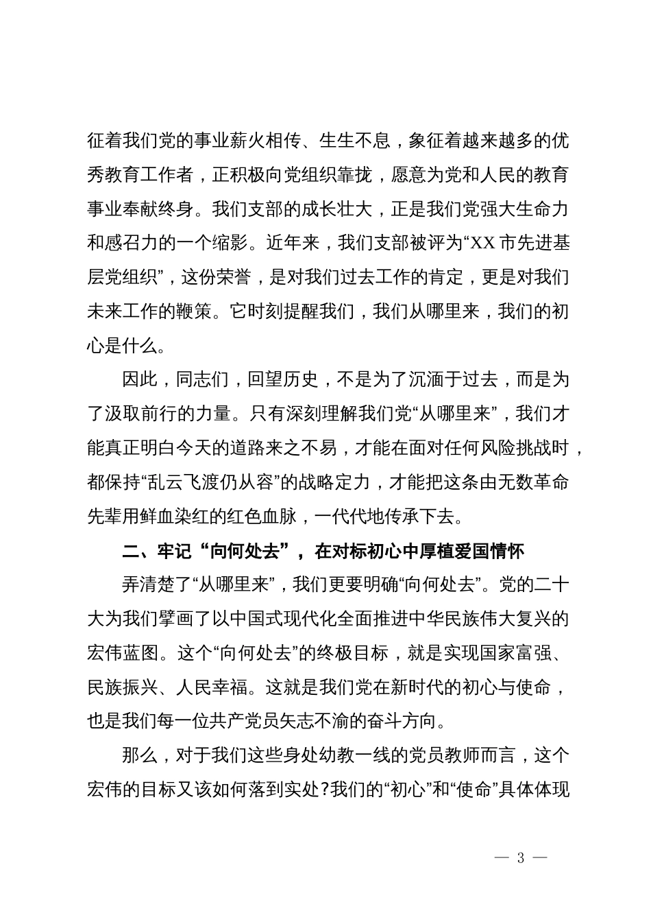 党课：赓续红色血脉,厚植爱国情怀——以赤诚之心庆祝新中国76华诞_第3页