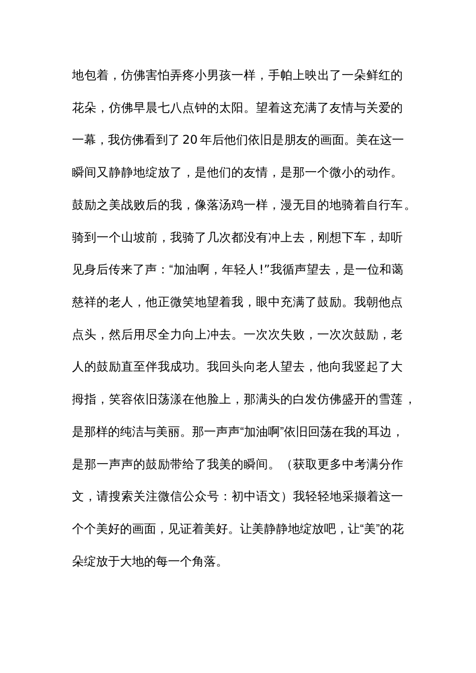 初中语文13篇小标题满分作文_第2页