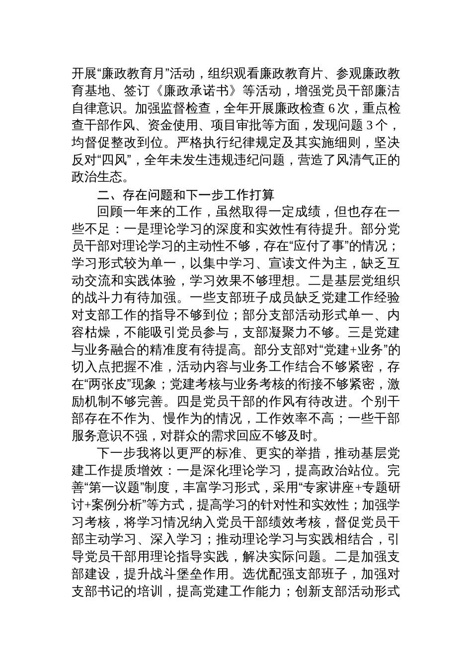 2025年党组织书记抓基层党建工作述职报告材料_第3页