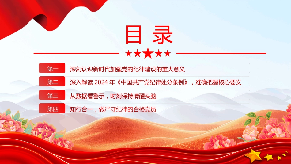深化党纪学习提升党员修养PPT2025年度发展对象培训党课_第3页
