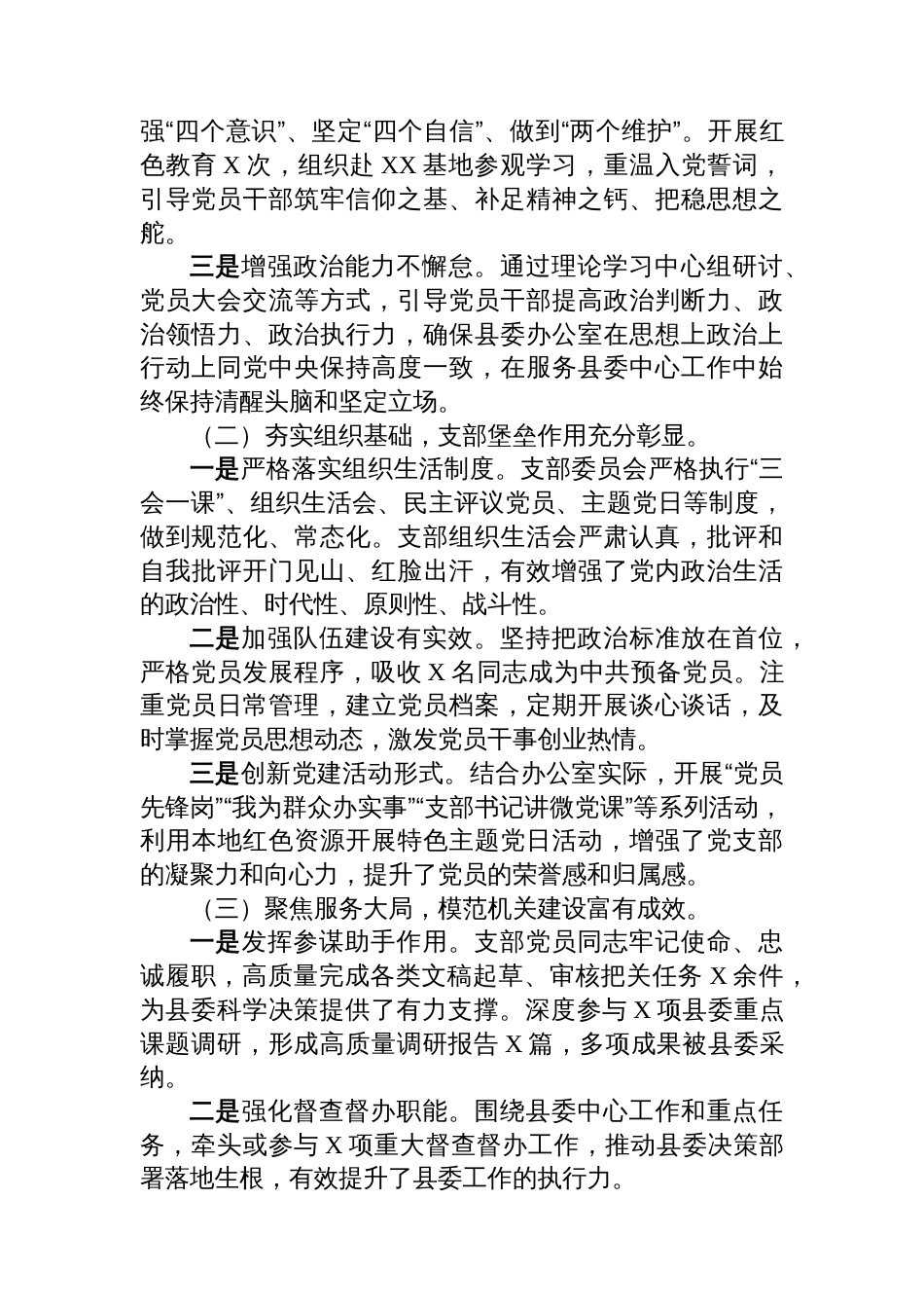 2025党支部换届工作报告_第2页