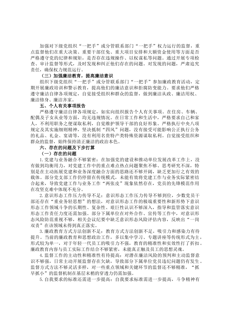 2025年领导述责述廉报告_第3页