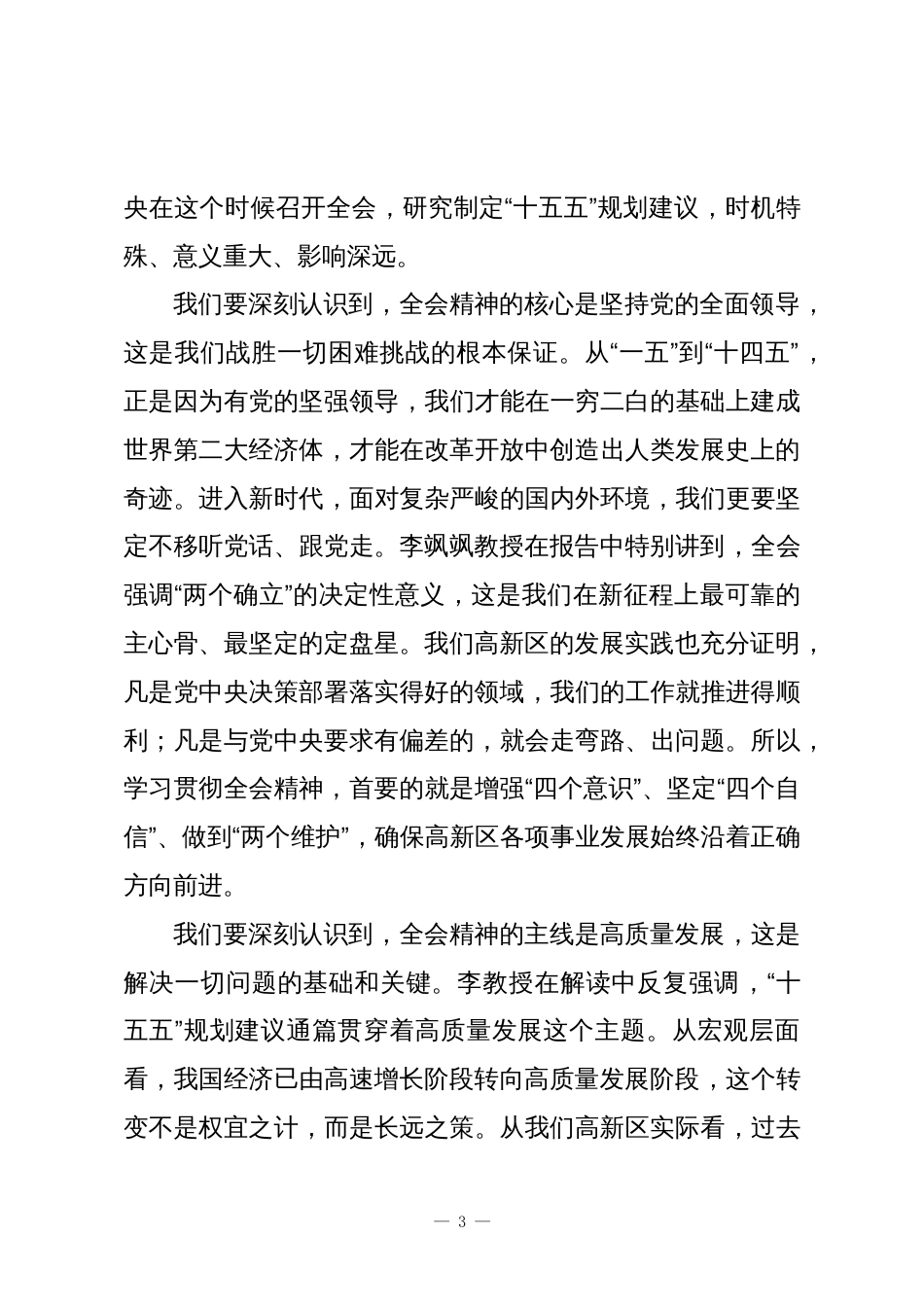 高新区党的二十届四中全会精神宣讲报告_第3页