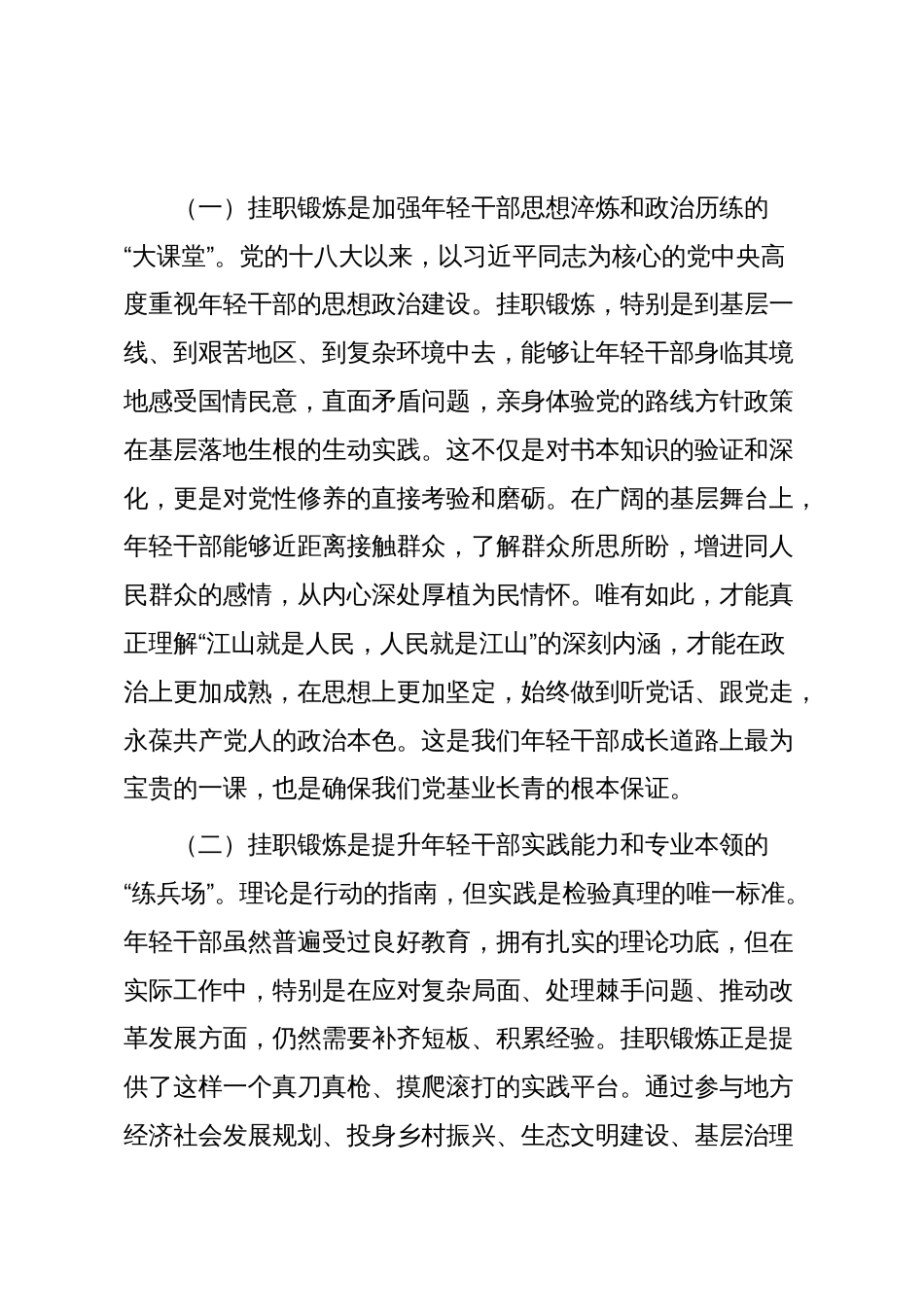 在2025年年轻干部挂职锻炼工作部署会议上的讲话_第3页