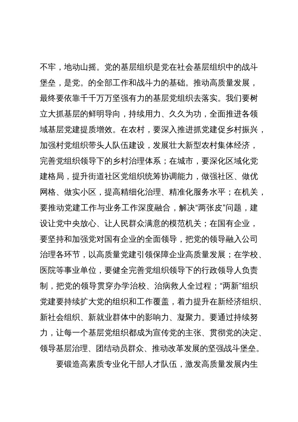 在2025年全市党建引领高质量发展现场推进会上的讲话_第3页